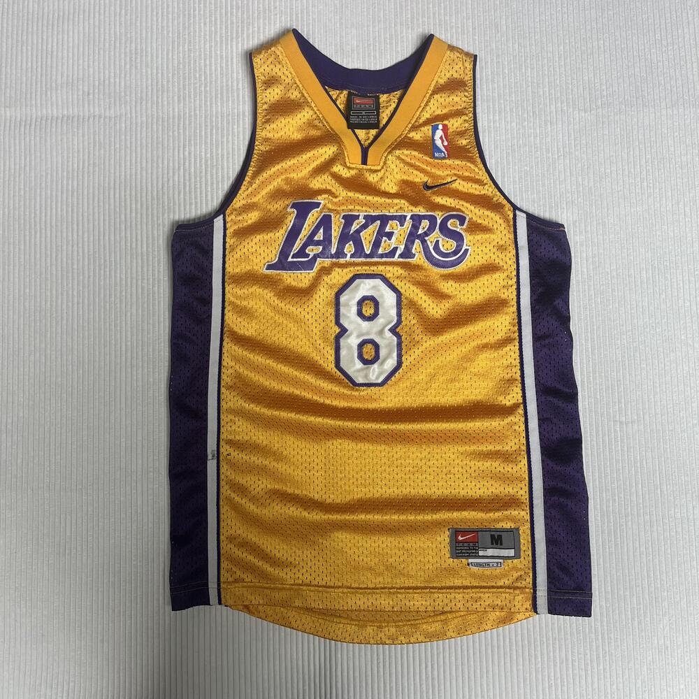 Los Angeles Lakers Jersey Youth Medium Gold NBA Basketball Kobe Bryant 8 Nike